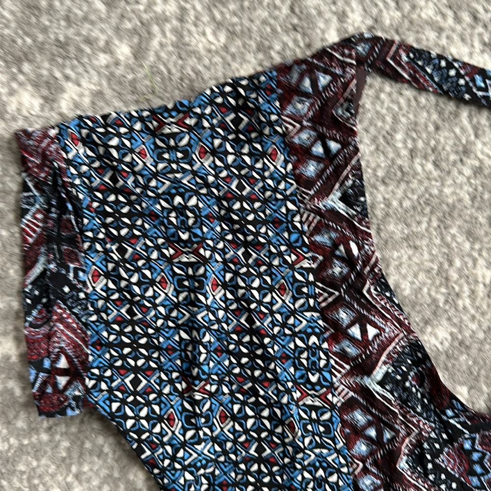 Free People Sundoen Babydoll Dress In Blue EUC - Picture 9 of 11